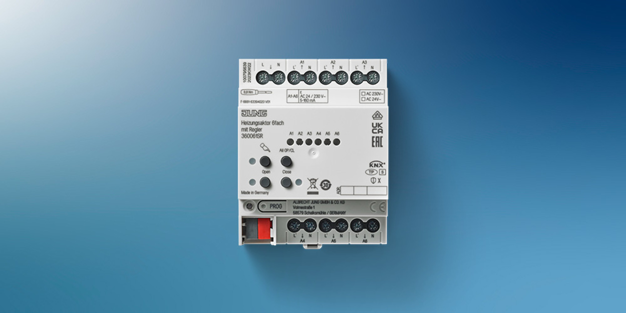 KNX Heizungsaktor 6-fach bei Baumeister Elektrotechnik in Erlenbach
