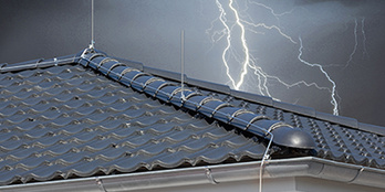 Äußerer Blitzschutz bei Baumeister Elektrotechnik in Erlenbach